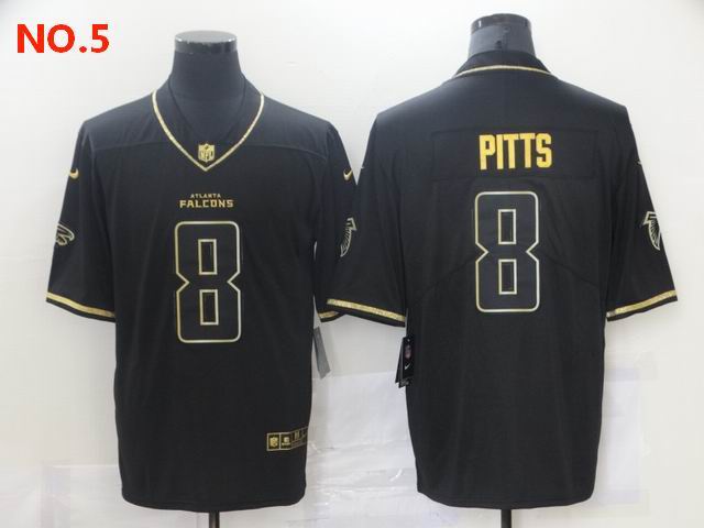 Men's Atlanta Falcons 8 Kyle Pitts Jesey NO.5;